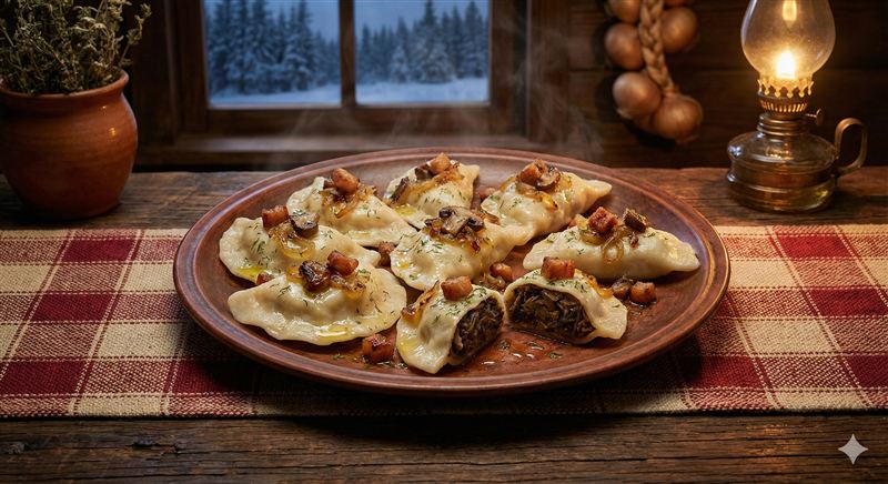 Pierogi - Sauerkraut & Mushroom